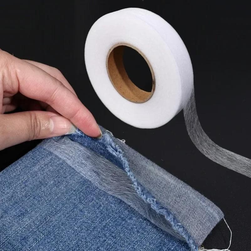 Självhäftande Byxkantstejp Stryk-DIY Jeans Kläder Förkorta för Mössor Kläder Smältlim Dubbelsidig Tejp Sömnadstillbehör