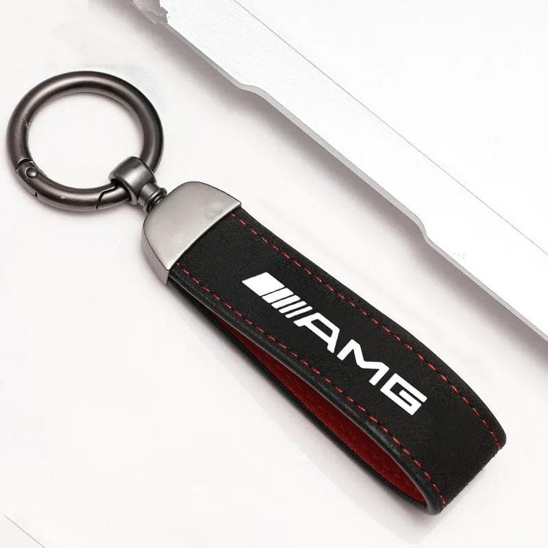 GLC GLB Mockaläder Bil Nyckelring Nyckelringar För Mercedes Benz AMG W203 W206 W220 W205 W211 W212 W201 W210 W108 W168 Bilaccessoarer
