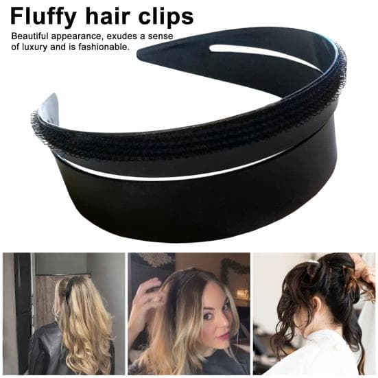 1/2 st. Bump-it Up Pannband Fluffigt Hår Topp Sommar Kvinnor Hårbygel Lättanvänd Håraccessoar Daglig Festklädsel cm