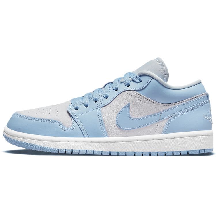 Air Jordan 1 Low Aluminum Dam Sneakers Grå Fotbollsgrå Vit DC0774-050 cm