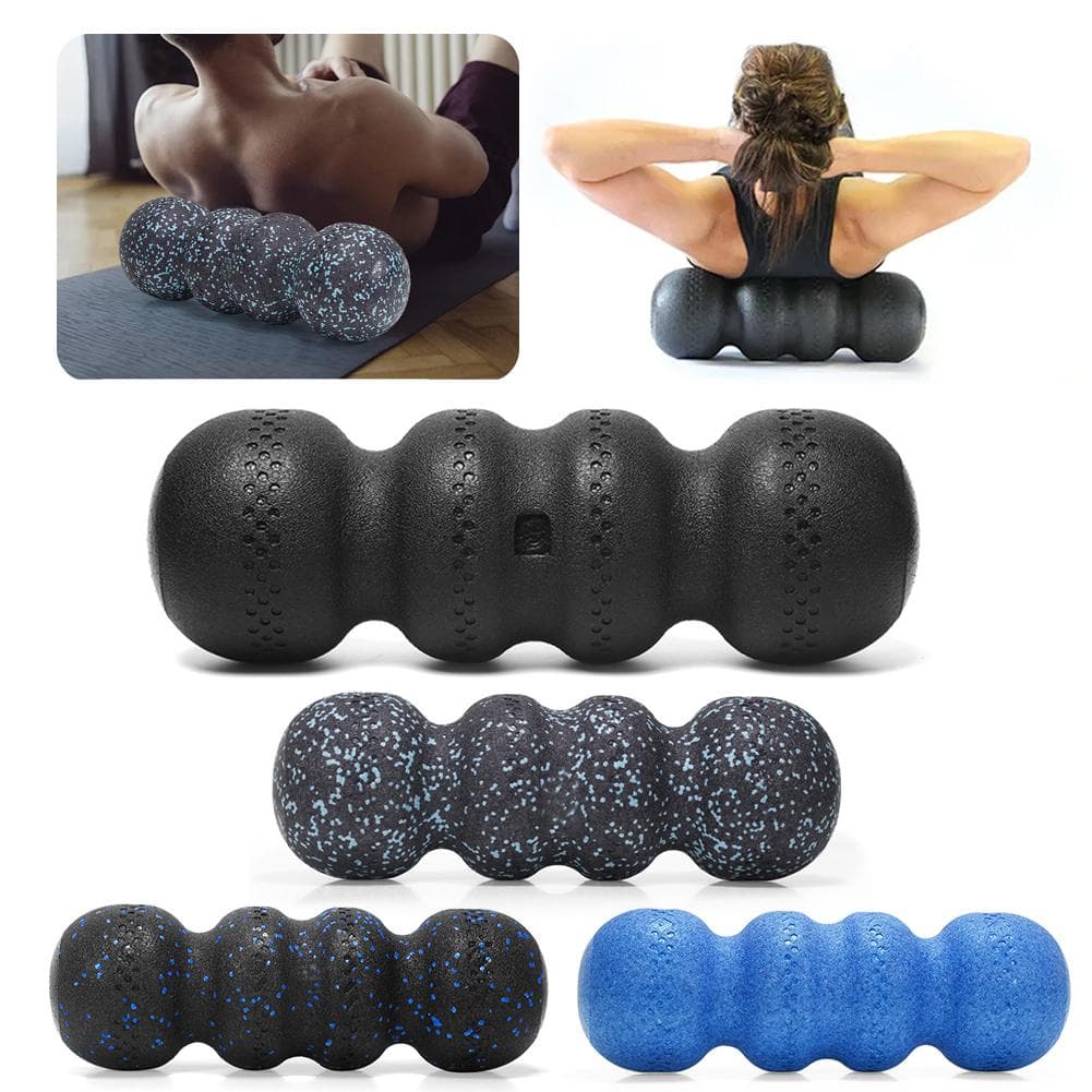 Yoga Foam Roller Vågformad massagerulle Slappna av täta muskler Deep Tissue Roller Myofascial release för träning Fitness
