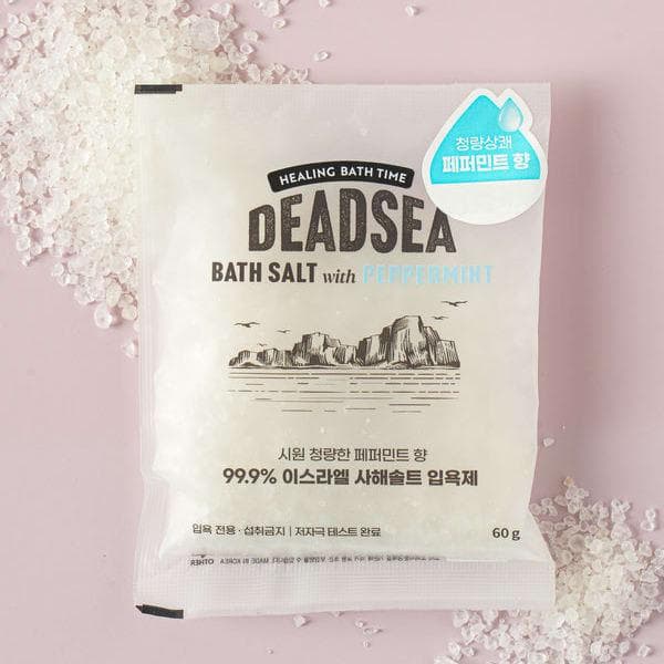 Israeliskt Döda Havssalt Badsalt 60 G Pepparmintsmak