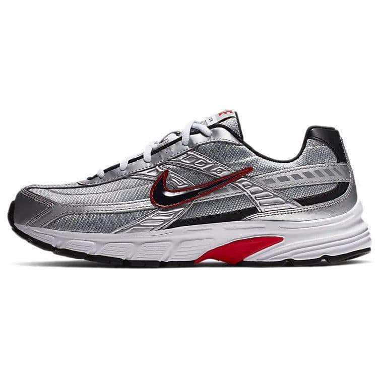 Nike Initiator Metallic Silver Röd Herr Sneakers Svart Vit 394055-001 cm