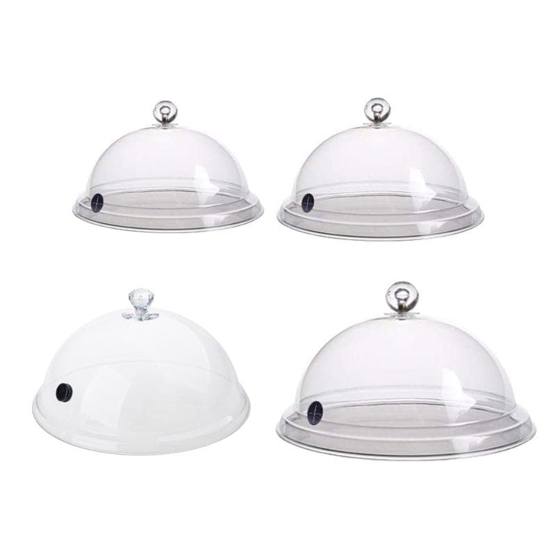 Rökkupa Dome-skydd för Tallrikar Skålar och Glas Rökpistoler Rök-infuser Rökpistoler för Specialiserade Tillbehör