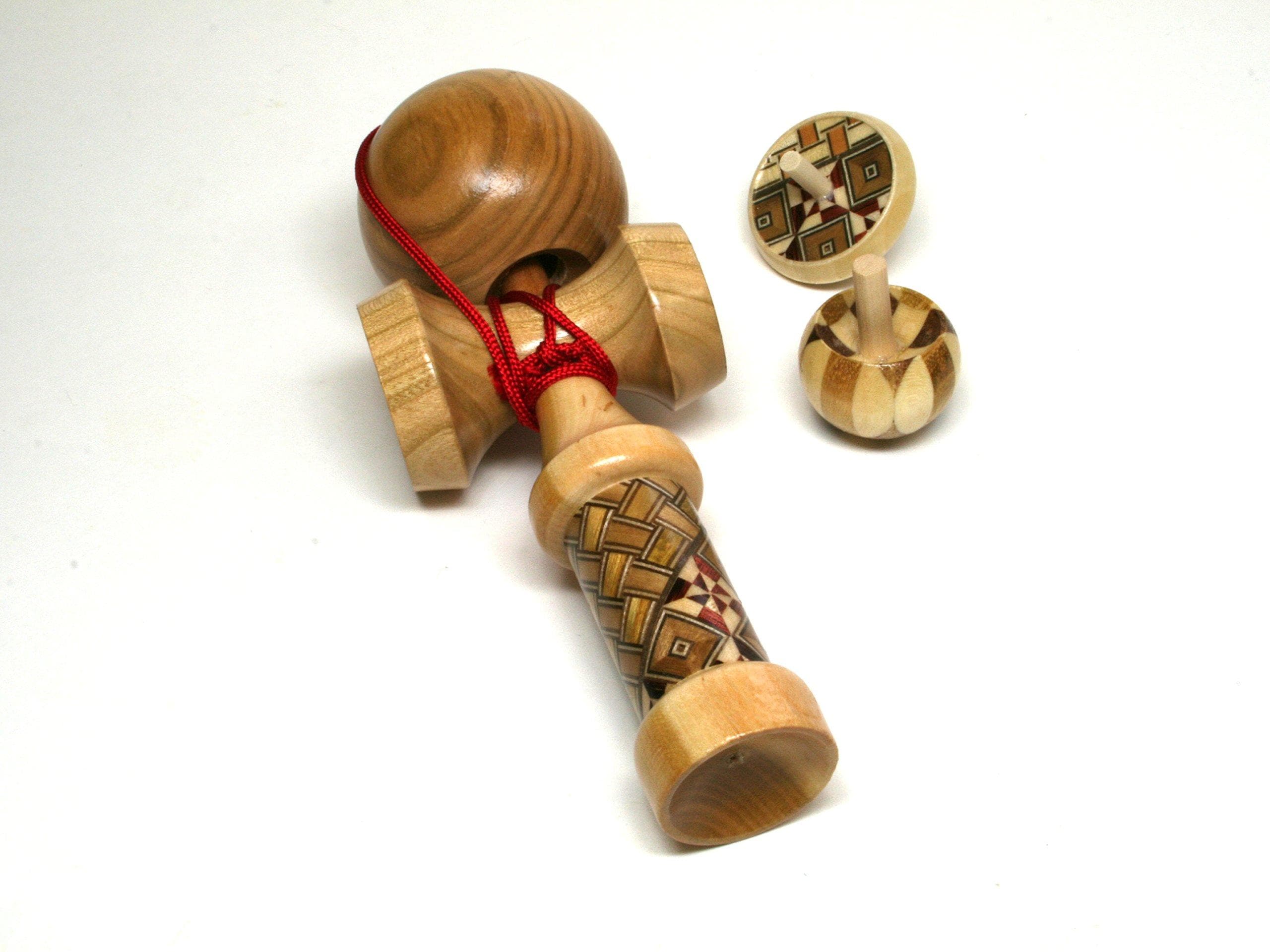 Parkett Kendama och Toppset från Hakone Maruyama