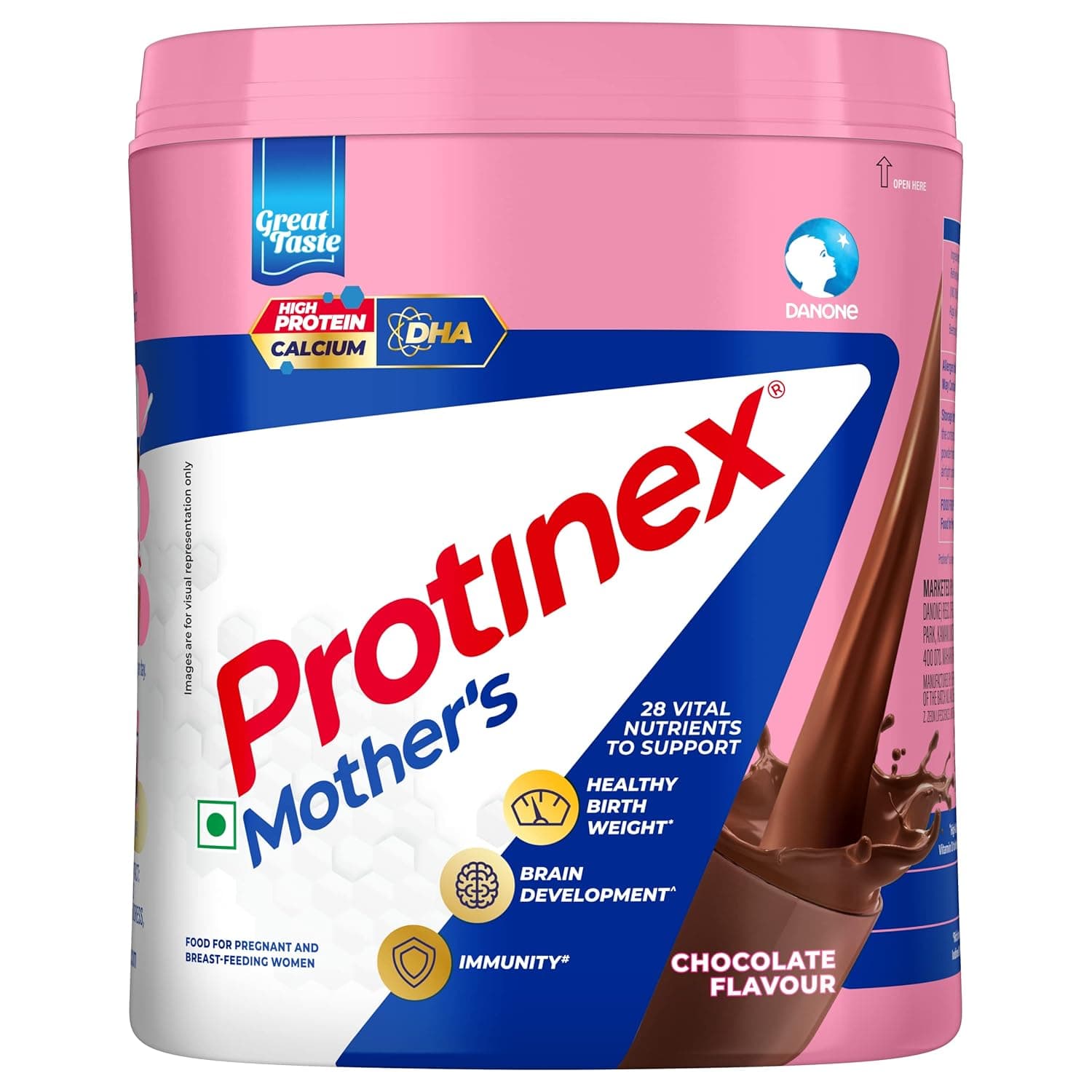 Protinex Mother'S Näringsmix Chokladsmak 400 g Burk Proteinpulver för Graviditet & Amning
