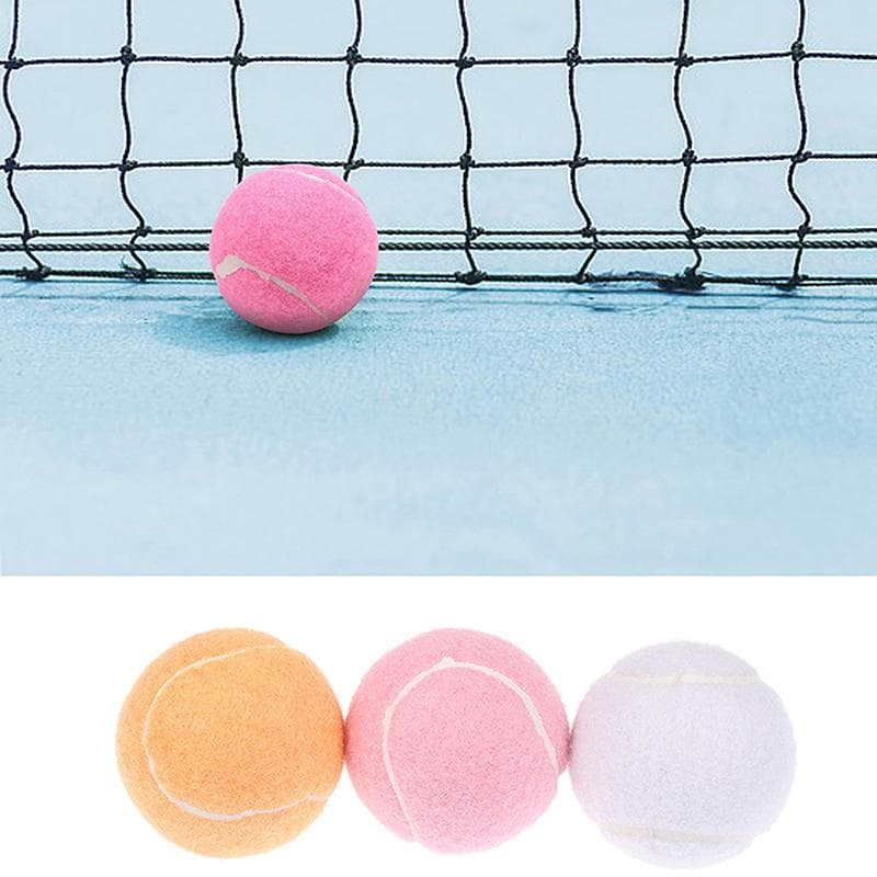 1/3 st Tennisbollar Slitstarka Mycket Elastiska Träningsbollar 65 mm Damer Nybörjare Hållbar Tränings-tennisboll För Klubb vit