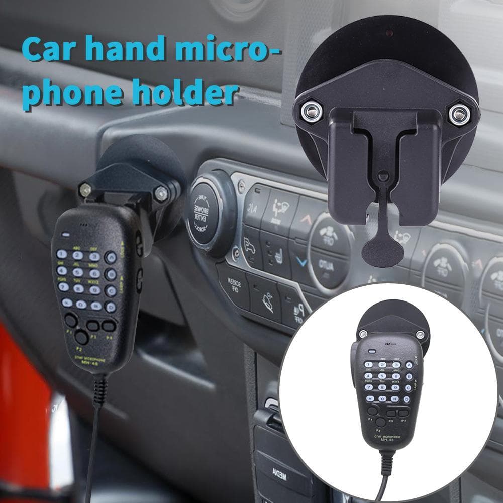 Handmikrofonfäste Bilplattform Mobil Intercom Handmikrofonskrok för Yaesu 7900R 8900R 100DR 1907R
