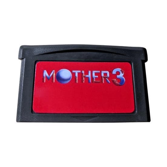 Spelkort i amerikansk version för Nintendo-kassettspel GameBoy Advance Mother 3