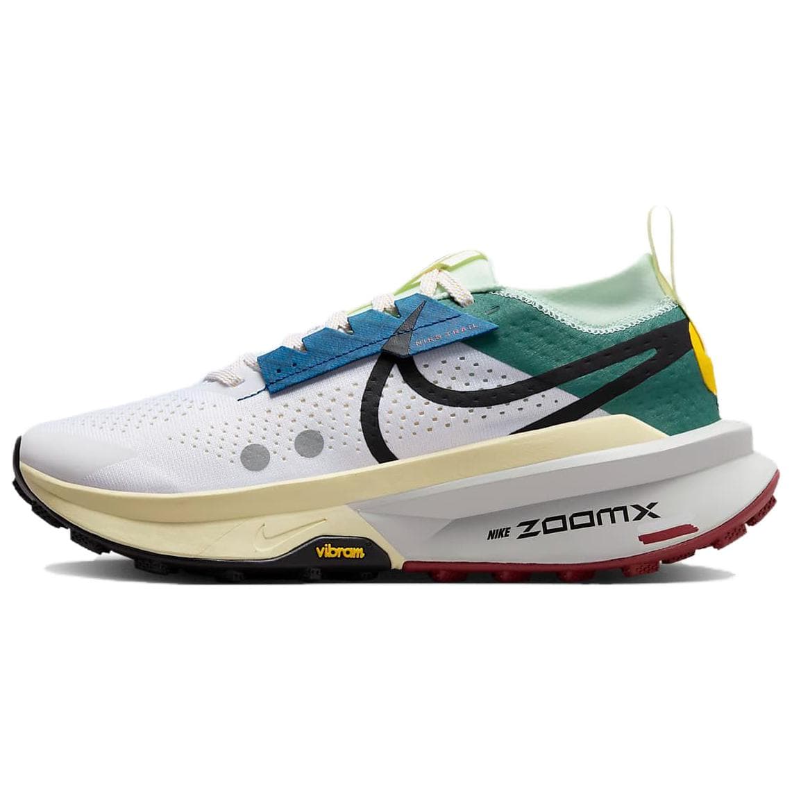 Nike ZoomX Zegama 2 Bicoastal Court Blue Dam Sneakers Vit Svart FD5191-101 cm