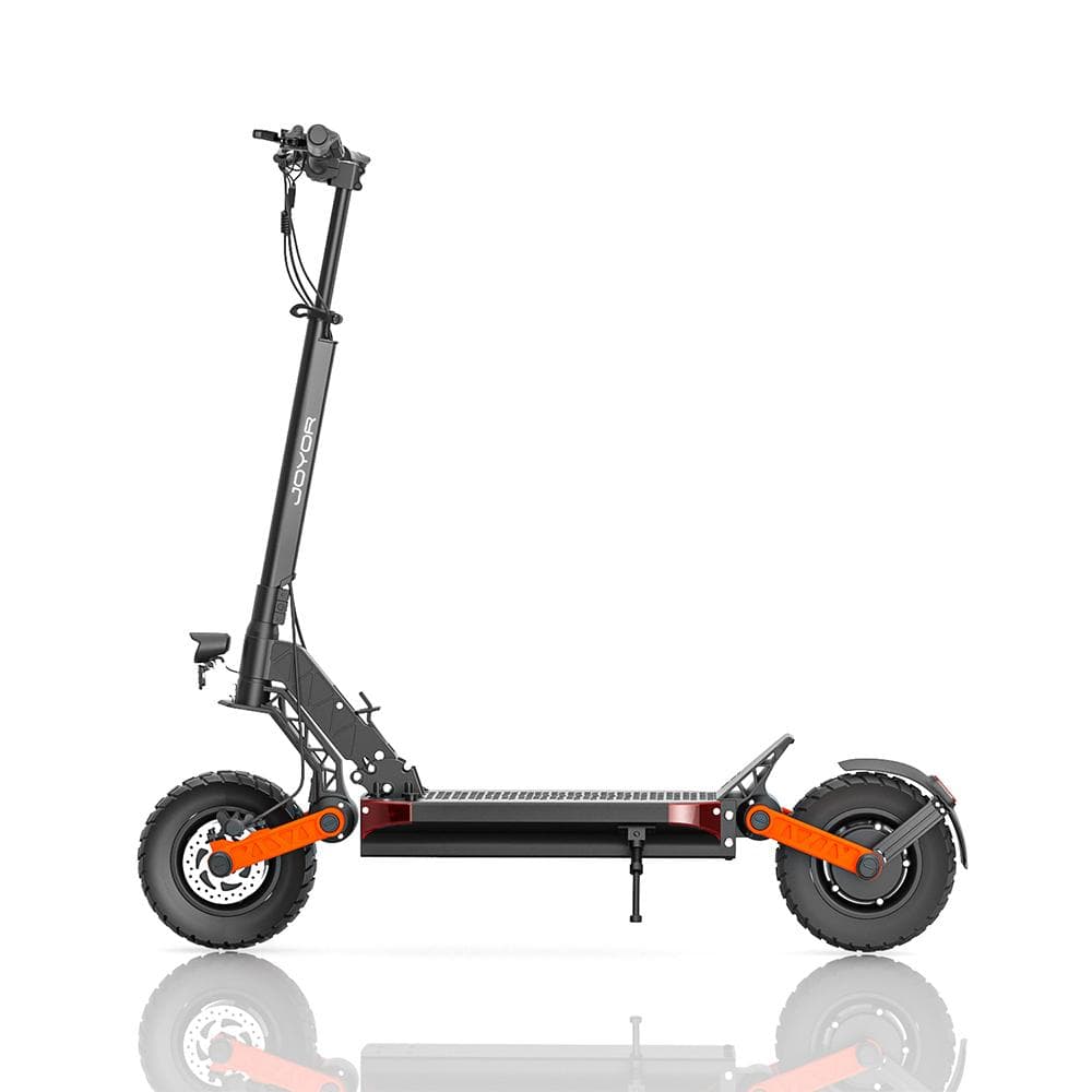 JOYOR S8-S-Z Elektriska Skotrar 10'' Terrängdäck 48V/26AH Batteri 1200W Motor 55KM/H Maxhastighet 80KM Räckvidd svart