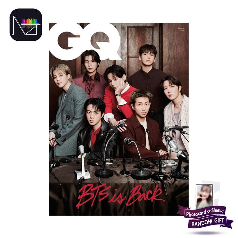 GQ Korea mars 2026 (Omslag: BTS – BTS ÄR TILLBAKA)