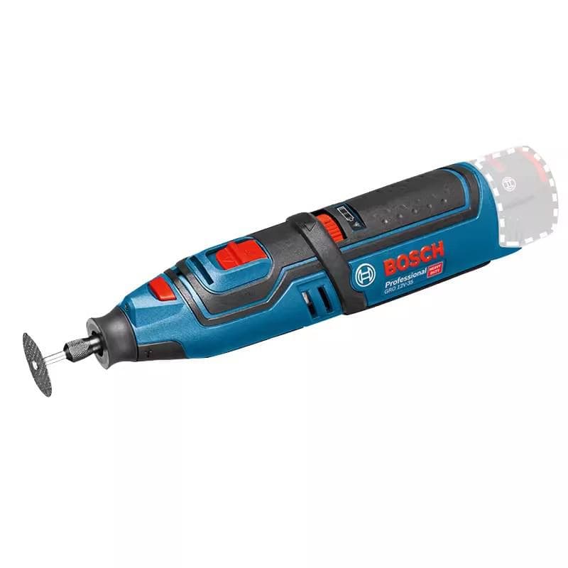 Bosch Sladdlös Slipmaskin GRO 12V-35 Kraftfullt Skärverktyg uppladdningsbar sladdlös slipmaskin
