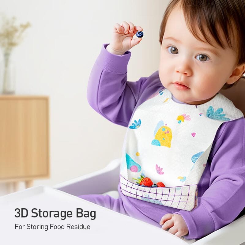 Philips Avent Engångs Haklapp för Baby 3D Magic Bib 20 st/förpackning Håller Kläderna Rena Lätt att Använda