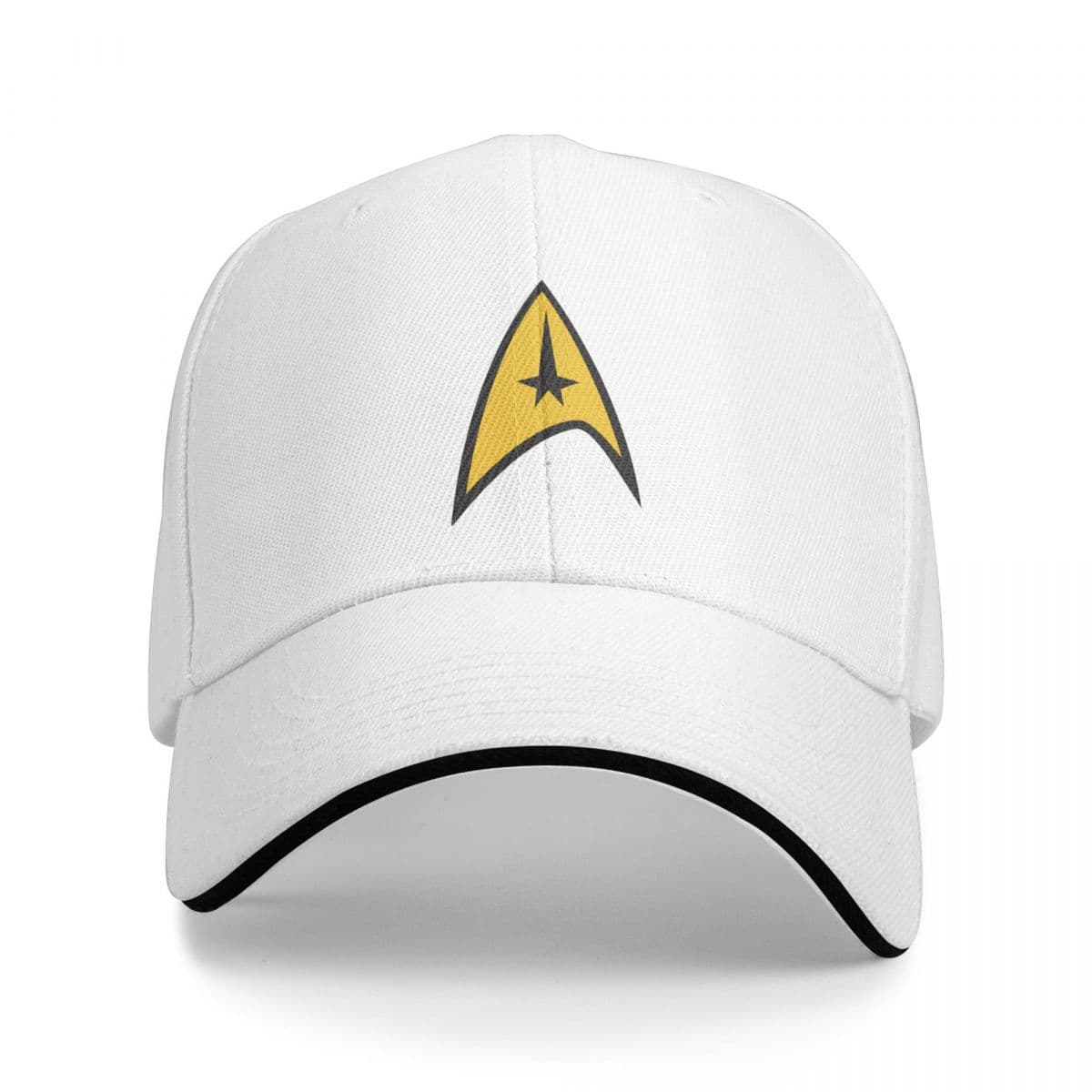 Star Treks Logotyp Kläder Unisex Kvinnor Basebollkepsar Kepsar Hatt Klassisk Utomhus Löpning Golf Justerbar Passform Solkeps cm