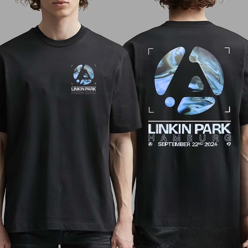 Linkin Park From Zero Tour Konsertaffisch för The O2 Arena i London England den 24 september 2025 Tvåsidig Unisex T-shirt cm