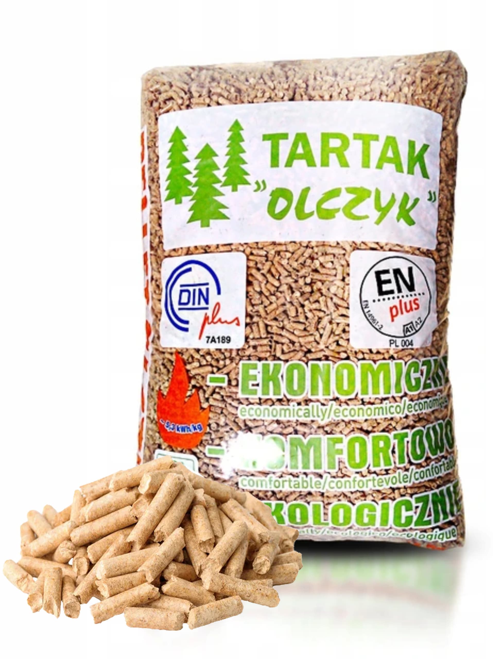 Olczyk träpellets 15kg 6mm