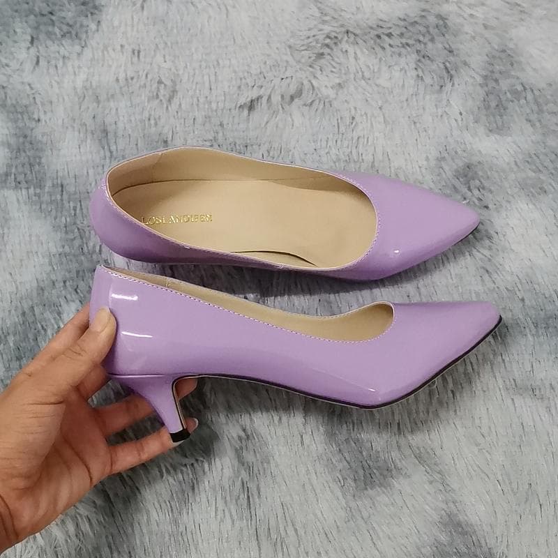 Klassisk Sexig Spetsiga Låg Med Kitten Klackar Dam Pumps Skor Vår Märkesdesign Bröllopsklänning cm vit