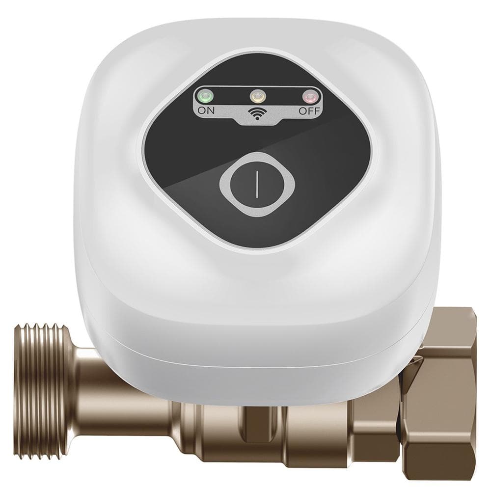 WiFi Intelligent Kulventil Automatisk vattenavstängningsventil Stöd APP Control3 Timing ModesVatten vit