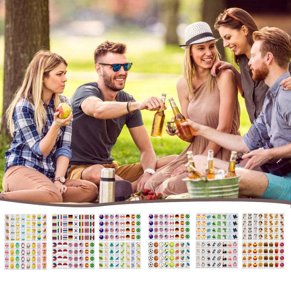 Flagga Mah Jong, Mahjong Tile Set - Pussel Mahjong Set, 64 Tiles Mahjong Game, Portable Mahjong Tiles Party Games For Fun Family Game Night