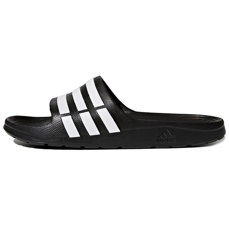 adidas Duramo Slide Svart Unisex Sandaler Vit G15890 Unisex G15890 cm