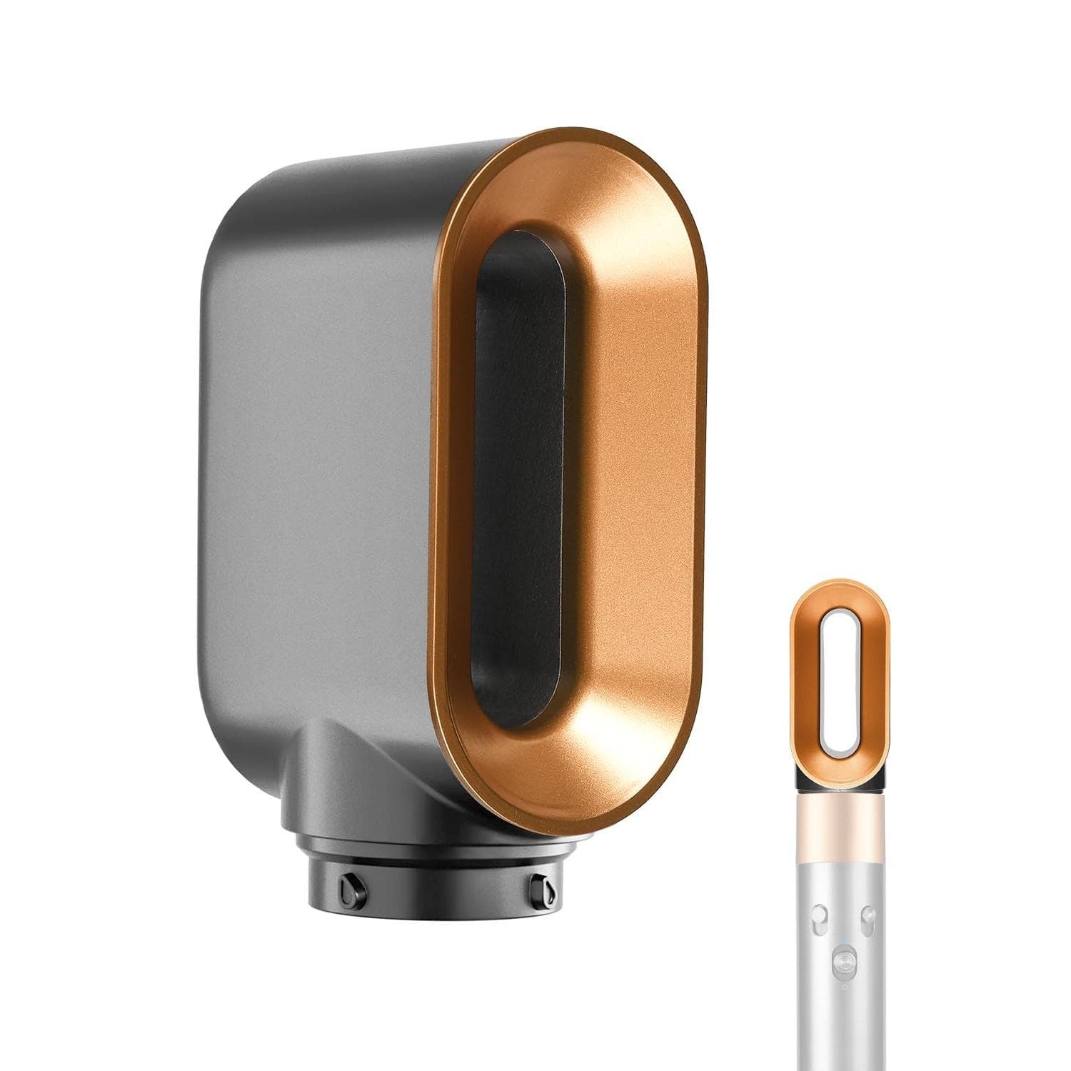 Förstylingstorkmunstycke för Dyson Airwrap HS01/HS05 – Snabbfäste för torkning, Nickel/Koppar (Del 969759-05)