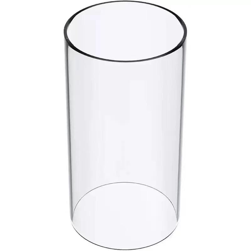 Ljusstake i hög borosilikatglas för romantisk middag med levande ljus, bröllop, hotell och födelsedagskalas