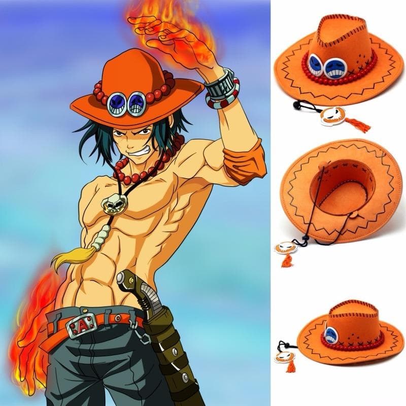 One Piece Anime Cosplay rekvisita D Ess Luffy Cowboy Chopper Tony Pirates Skull Kostym Accessoarer Presenter