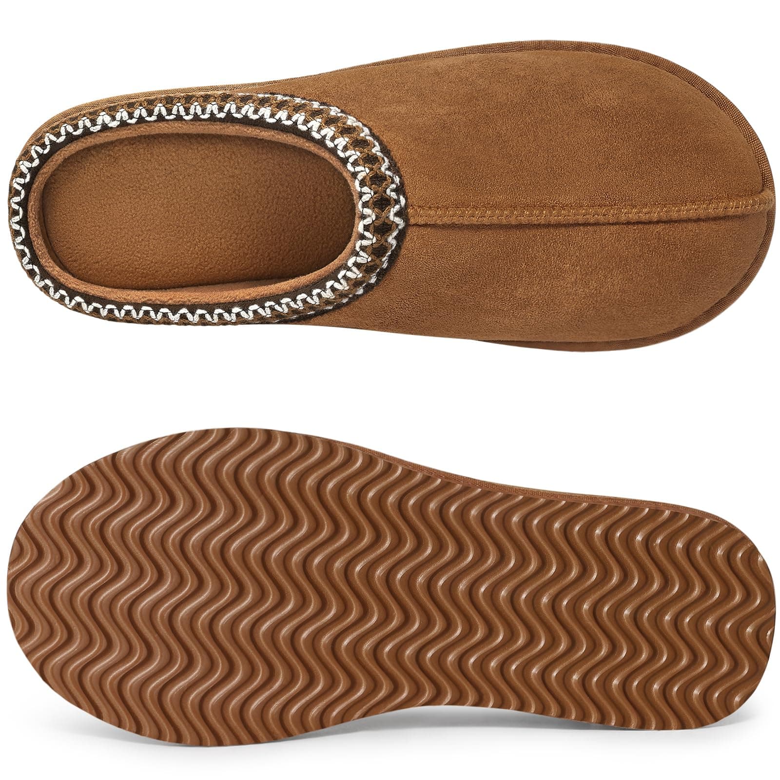 Mode Crestar Fuzzy Mysiga Tofflor för Kvinnor Män Mode Memory Foam Fluffiga Vintertofflor Inomhus och Utomhus Pälsiga Varma Hustomtofflor cm svart