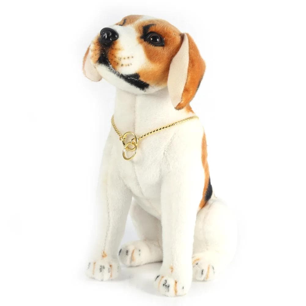 Hundkedja Svart Guld Kubansk Länk Hundhalsband Rostfritt Stål Metall Glidkedja Halsband För Hundar Kraftig & Tuggfast