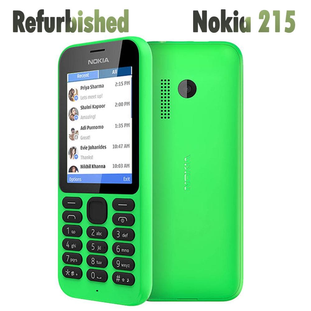 Renoverad Nokia Original Nokia 215 mobiltelefon svart