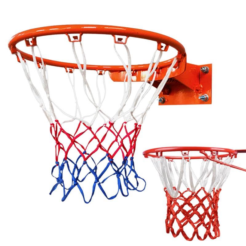 Hög kvalitet Slitstark Standardstorlek Nylon Tråd Sport Basket Hoop Mesh Net Backboard Rim Ball