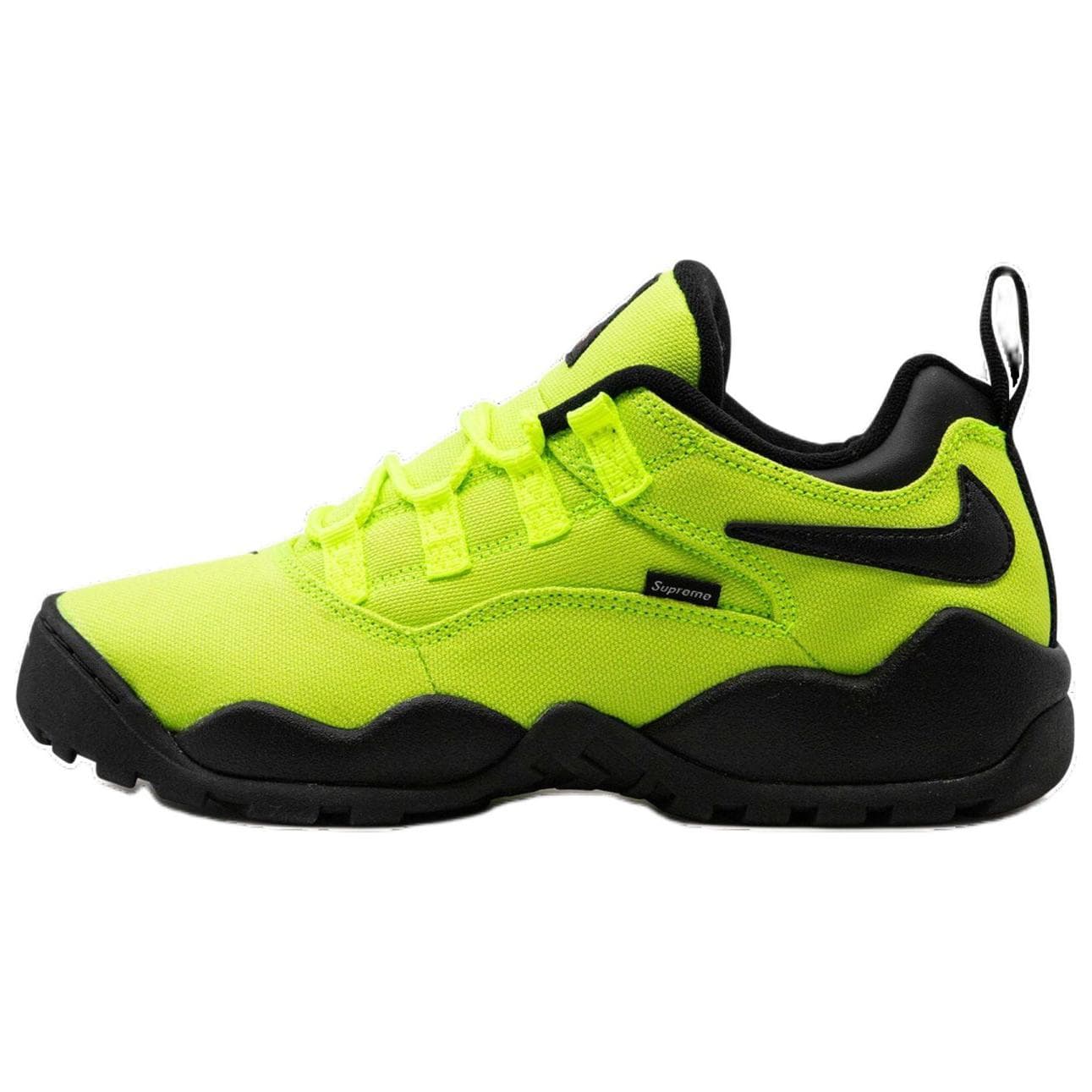 Supreme x Nike Darwin Low SB Volt Herr Sneakers Grön Svart Vit FQ3000-700 cm