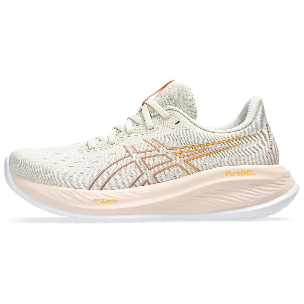 Asics Gel Cumulus 26 Oatmeal Dusty Mauve Dam Sneakers Grå 1012B599-250 cm