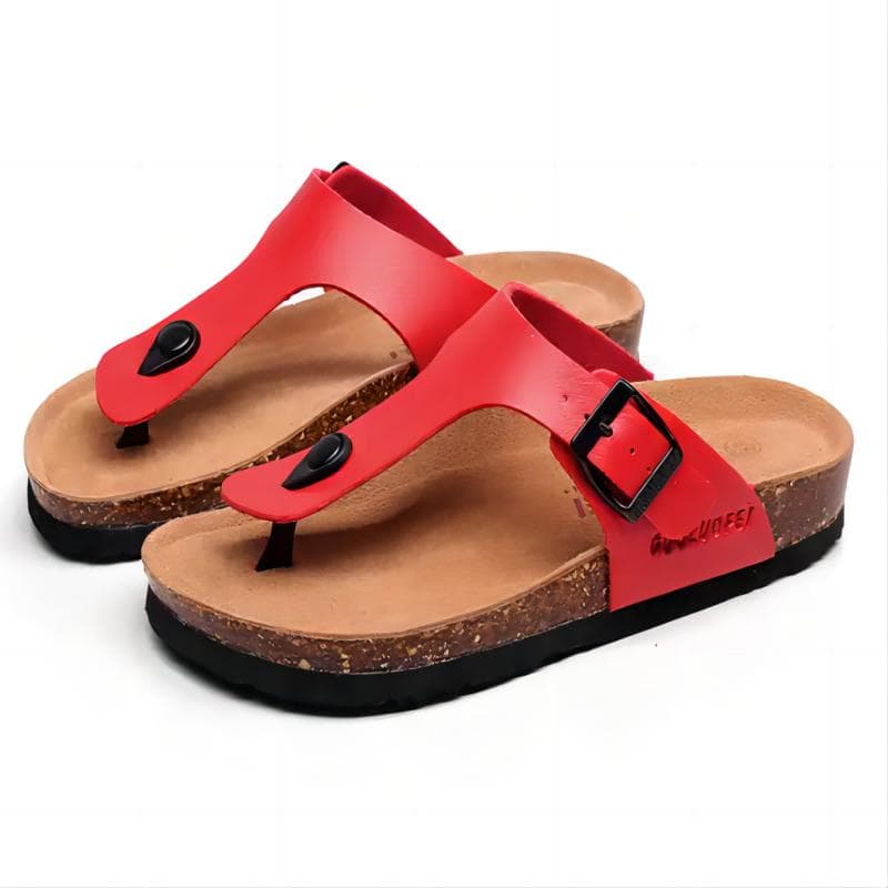 Guoluofei unisex flip flops för män och kvinnor platta sandaler Bekväma strandtromsandaler med valvstöd cm