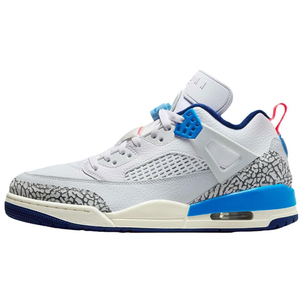 Air Jordan Spizike Low Vit Blå Void Herr Sneakers Hot-Lava Ren-Platina FQ1759-110 cm