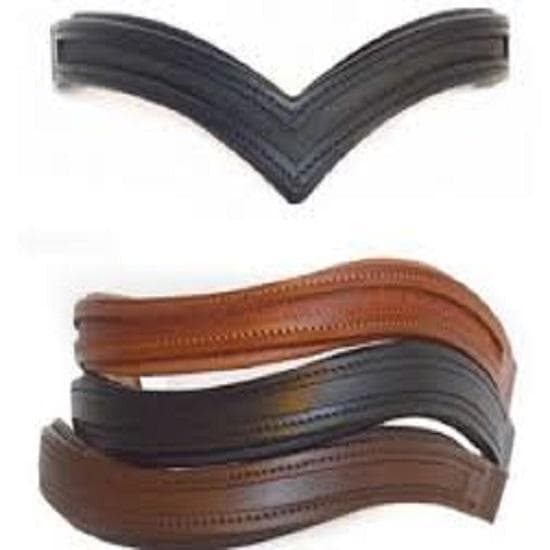Högkvalitativa Tom Kanal Engelska Vadderade Tränsdelar U-formade Pannband 8 MM solbränna