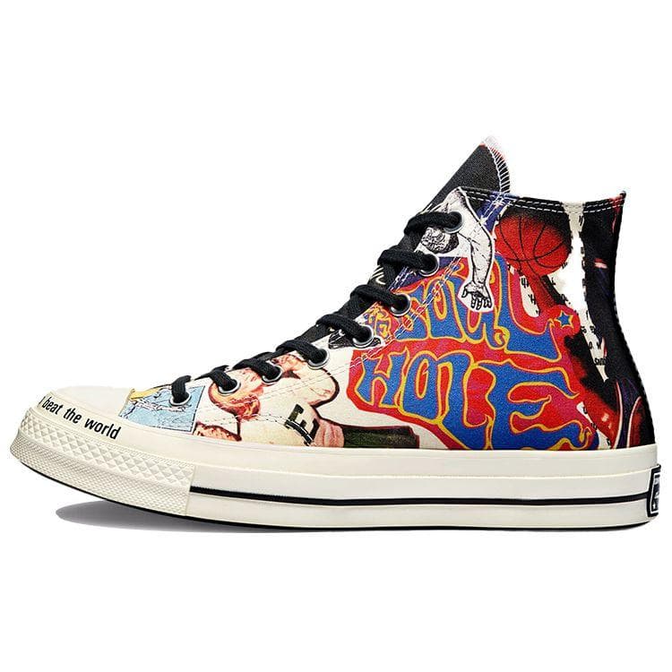 Converse Chuck 70 High Beat the World Unisex Sneakers Flerfärgad Egret Multi 170680C cm
