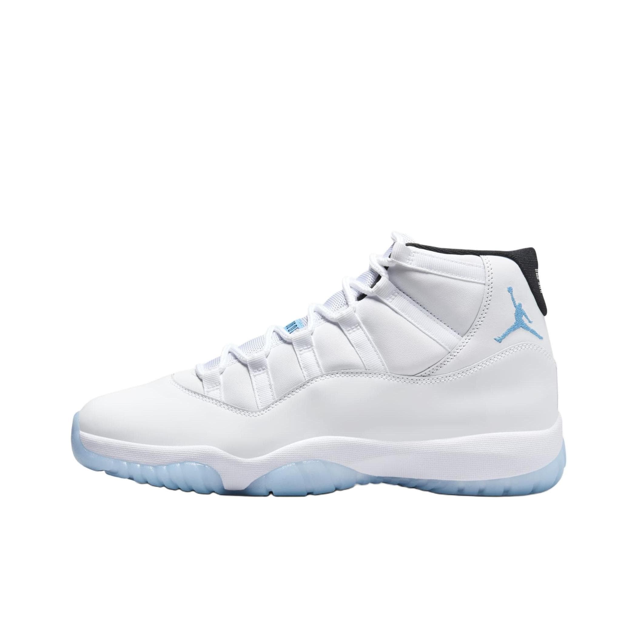 Air Jordan 11 Retro GS Legend Blue / Columbia 2024 Barnskor Vit Svart 378038-104 cm