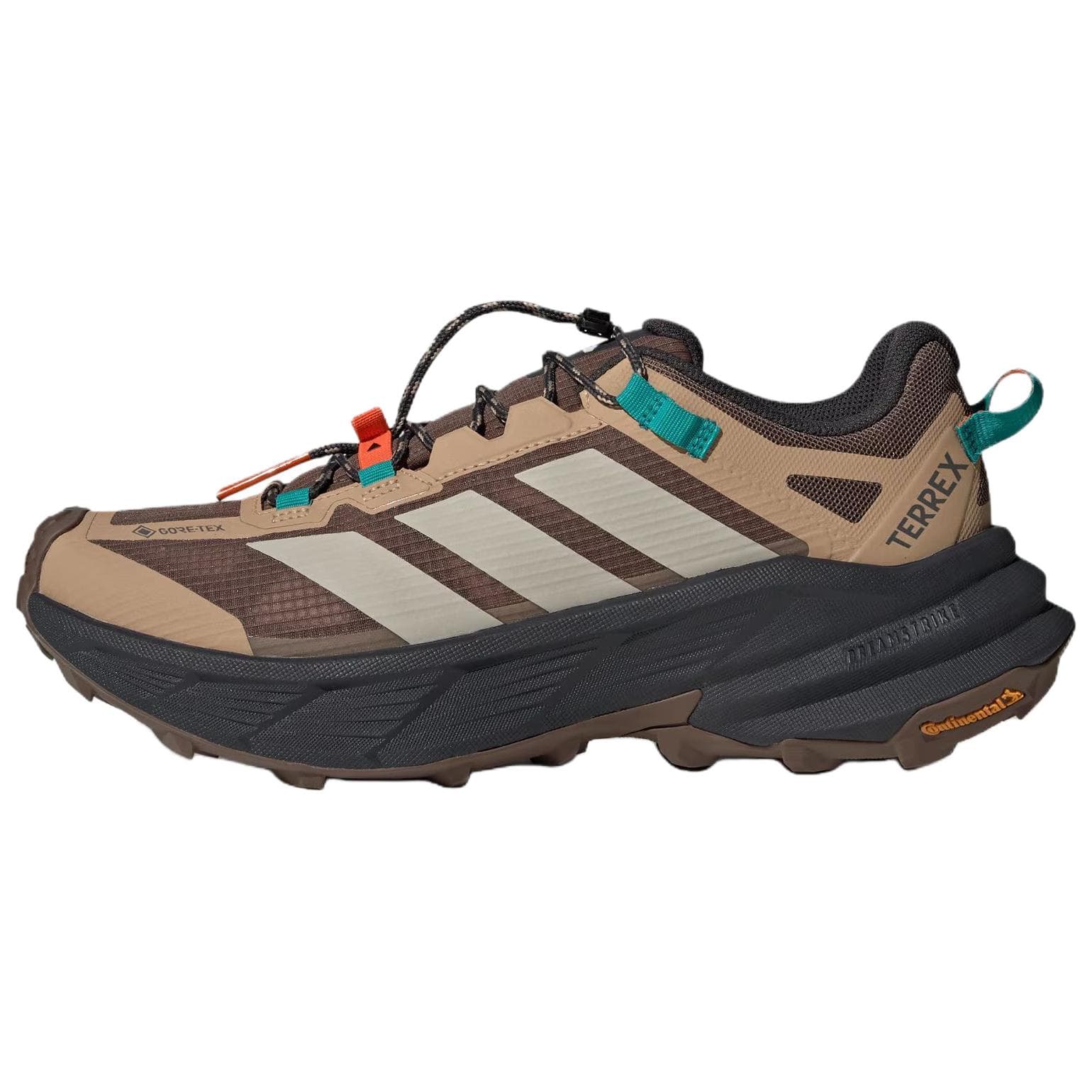 Adidas Free Hiker Sl Gore-Tex Classic Mångsidiga Vattentäta Andningsbara Vandringsskor Unisex Vandringsskor Brun JP6866 cm