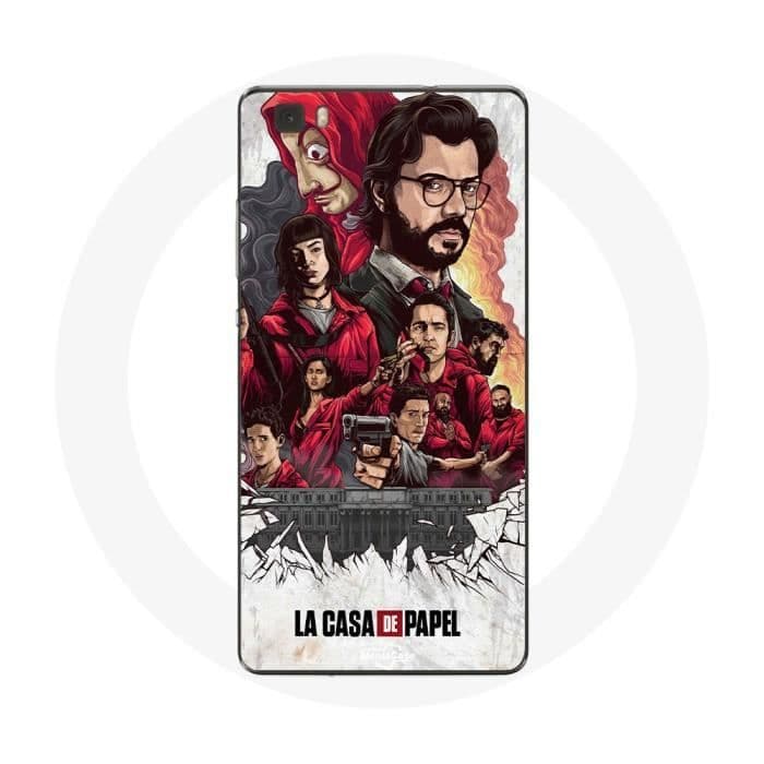 Coque pour Huawei P8 Lite La Casa De Papel affiche art