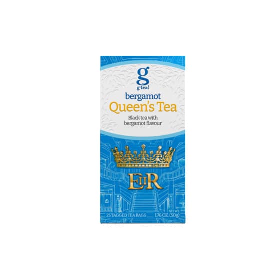 Svart te g'tea! Bergamot Queen's Tea, 25 st.
