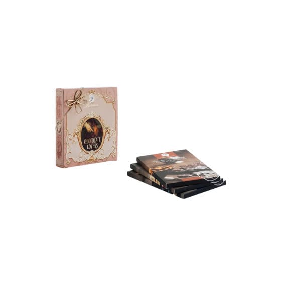 Presentförpackning med choklad Laurence Chocolate Lovers, 3 x 80 g
