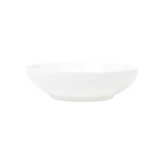 Tallrik Homla SYLIA Deep White Ornament, 20 cm