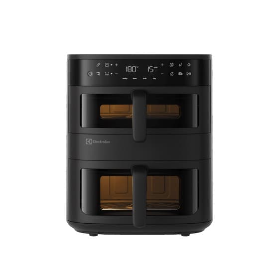 Electrolux 800 Dual Air Fryer EAFD11B airfryer, 11 l – svart