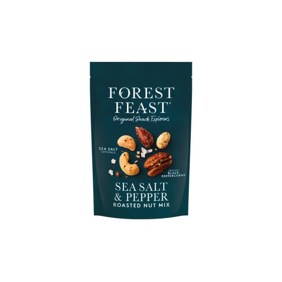 Forest Feast Sea Salt &amp; Pepper nötmix rostade nötter, 120 g