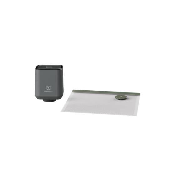 Electrolux EVSK1 Vakuumsats: Vakuum Pump + Vakuumpåsar (10 st) + Adapter