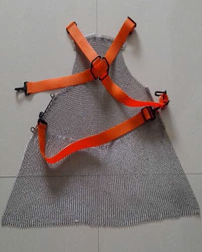 Förkläde brynja i rostfritt stål 55 cm brett och 6