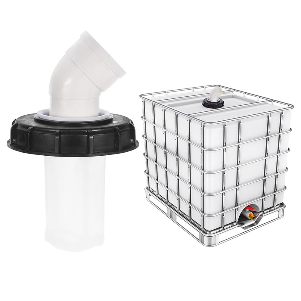 Filterlock med 45° munstycke till IBC-Tank