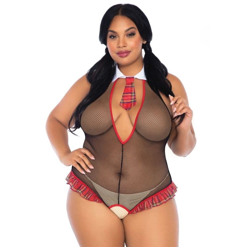 LEG AVENUE - SCHOOLGIRL GRENLÖS BODY - PLUS SIZE